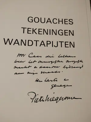 Pieter Wiegersma - Gouaches - Tekeningen - Wandtapijten 1980-1981 kopen? Bied vanaf 1!