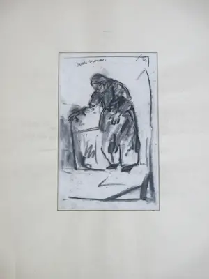 Willem van Dort (sr.) - Oude vrouw - Houtskooltekening kaufen? Bieten Sie von 46!