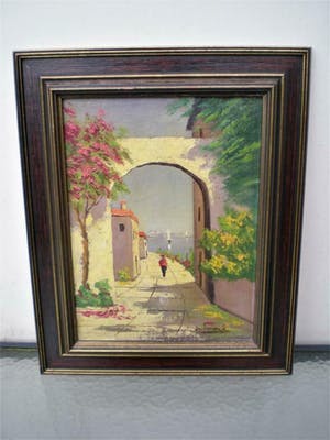 Jan Ernens - Doorkijk bij de Middellandse Zee kopen? Bied vanaf 30!