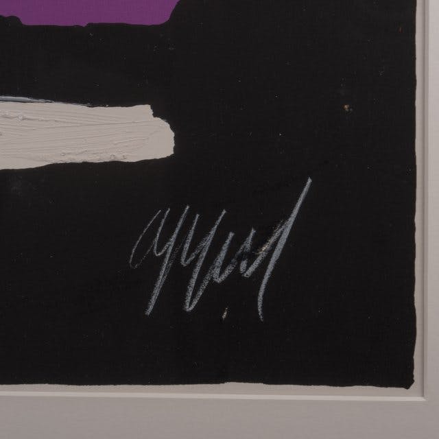 Karel Appel - Deux personnages - gesigneerde zeefdruk kopen? Bied vanaf 1000!