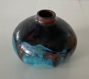 Adrien Delpayrat - Miniatuur vaasje met prachtig glazuur kopen? Bied vanaf 50!