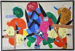 Jurjen de Haan - Stierenspel verkocht voor € 500!