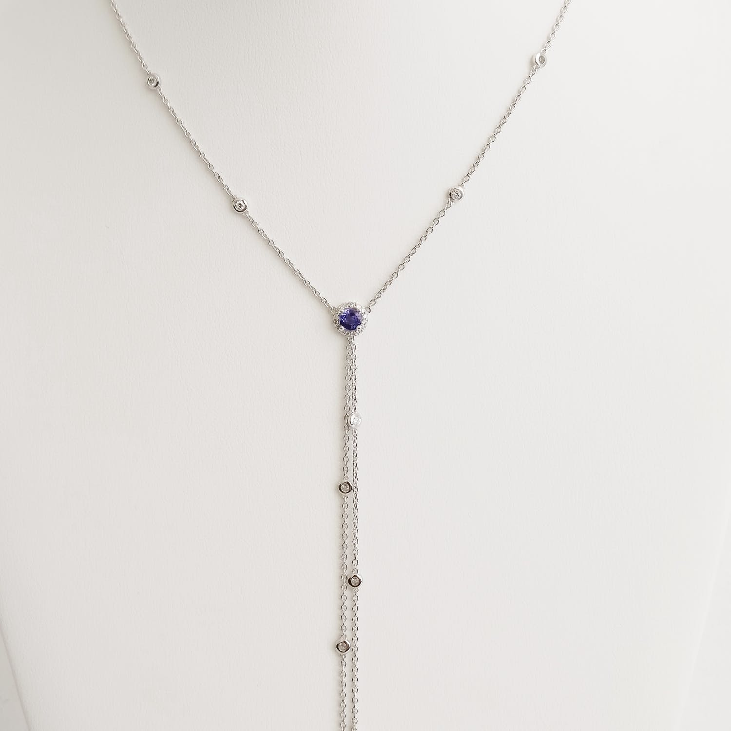 Want To Buy Tanzanite And Diamond Necklace Bid From 700 Kunstveiling nl