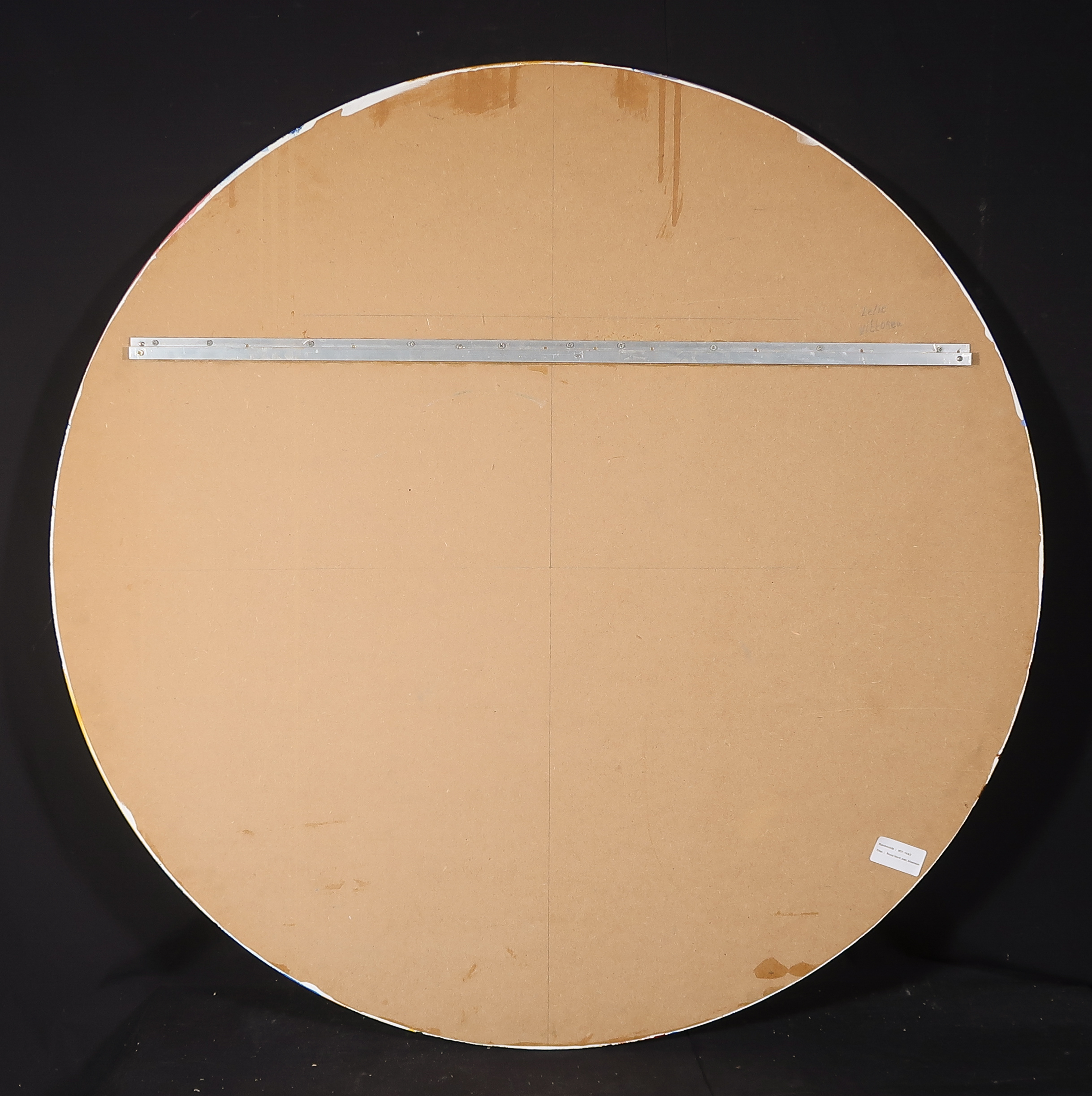 Janny Spaargaren-Zandbergen - Acryl op rond paneel, Lelies (Groot!) kopen? Bied vanaf 50!