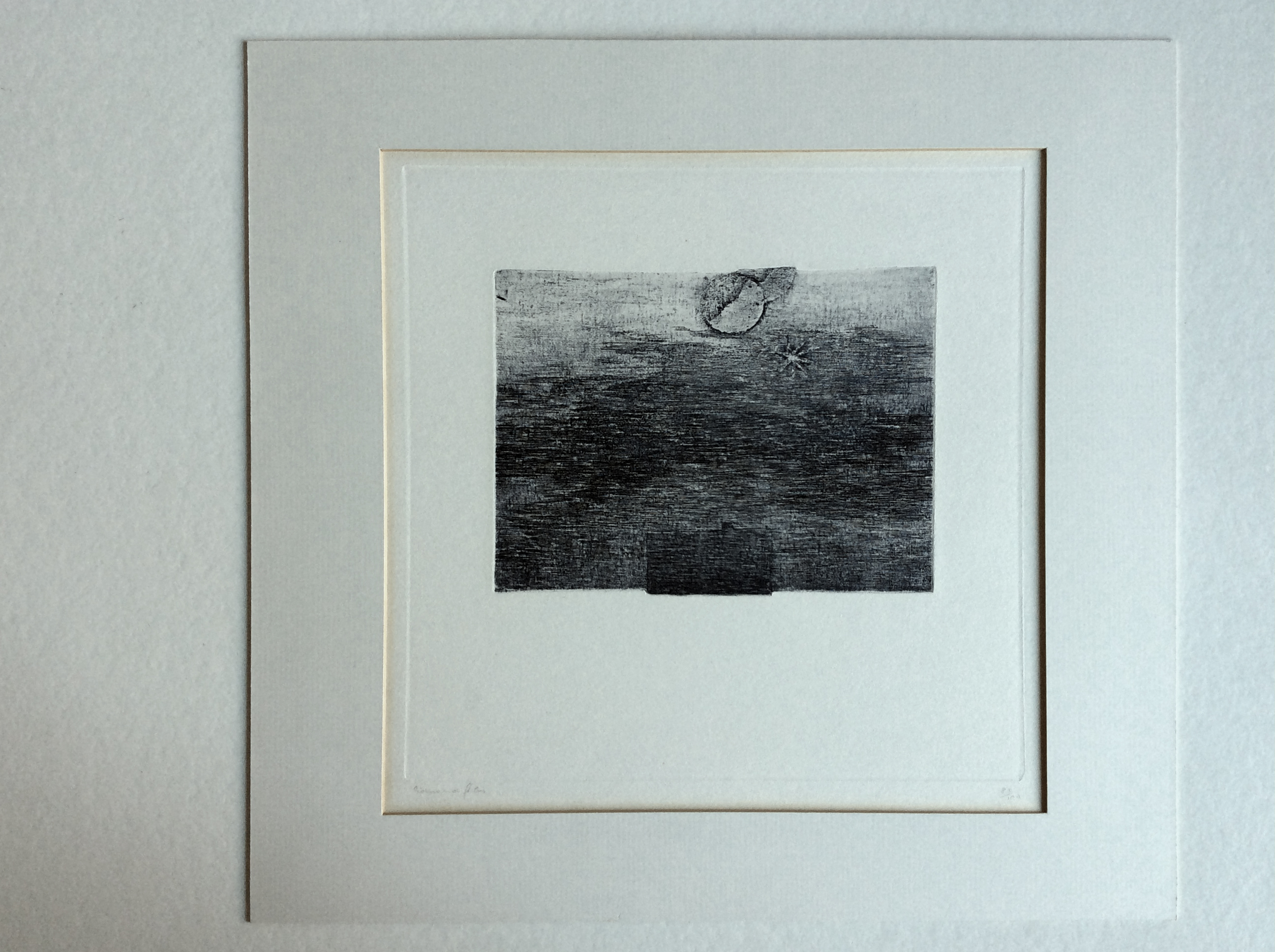 Eduard Flor - Sterrenhemel - ets, gesigneerd kopen? Bied vanaf 20!