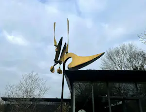 Jorg Wiele - Einzigartige kinetische/bewegliche Skulptur (Messing, Stahl, Kupfer) + 3 Bücher kopen? Bied vanaf 3000!