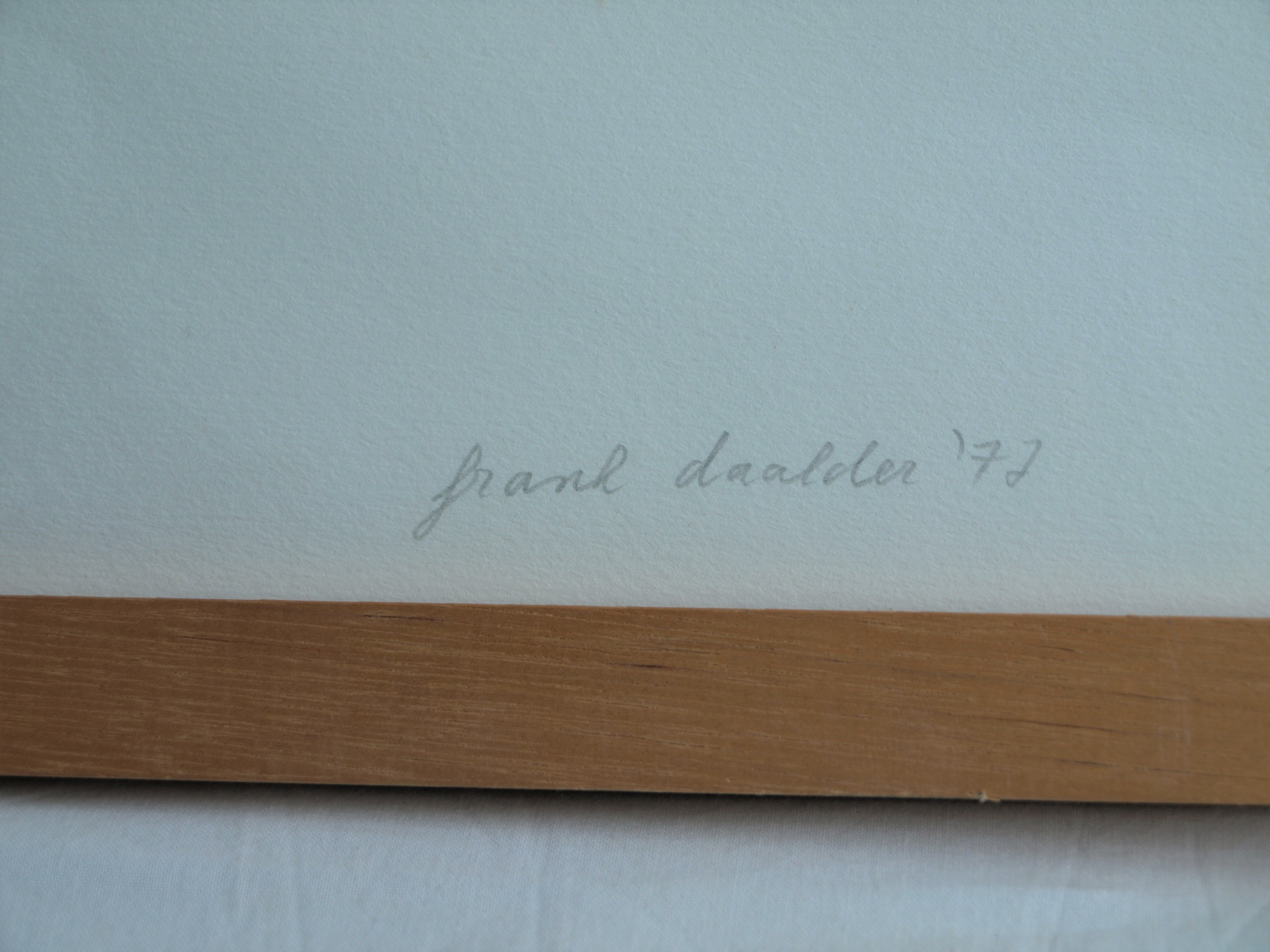 Frank Daalder - Zeefdruk , Drie bomen – gesigneerd & ingelijst - 1977  kopen? Bied vanaf 1!