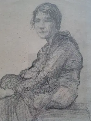 Paul Joostens - Zittende dame kopen? Bied vanaf 110!