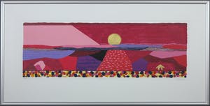 Ronald Boonacker - Zeefdruk, Bonaire - Ingelijst (Groot) kopen? Bied vanaf 40!