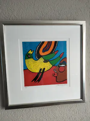 Corneille - SETJE ZEEFDRUKKEN 2 STUKS :La femme et l´oiseau 1/la femme et l´oiseau 2 kopen? Bied vanaf 245!