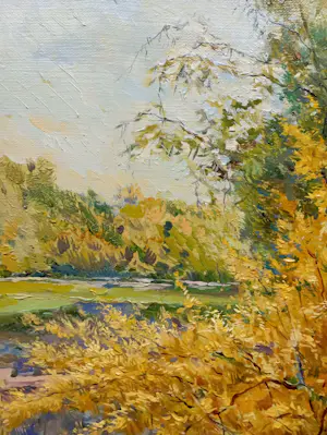 Buy Dmitri Kostylov - Forsythia in de Botanische Tuin? Bid from 350!