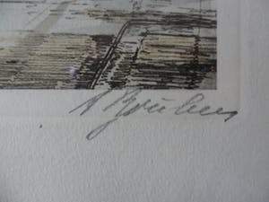 Niet of onleesbaar gesigneerd - Kleuren ets. Darmstad kopen? Bied vanaf 10!