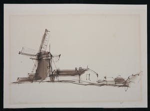 Arno van Iperen - Inkttekening, Zonder titel kopen? Bied vanaf 1!
