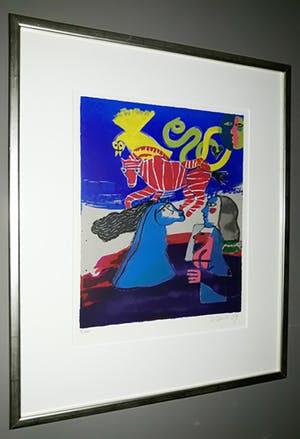 Corneille - Six reves peints, zeefdruk (prachtig ingelijst) kopen? Bied vanaf 325!