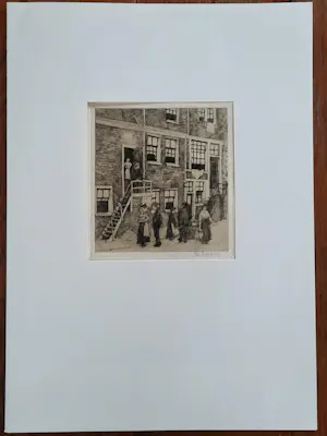 Hendrik Lesage - Gezelligheid in de Jordaan. kopen? Bied vanaf 45!