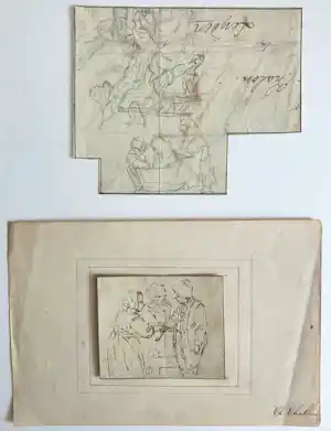 Buy Christina Chalon - Twee tekeningen - Gesigneerd? Bid from 350!