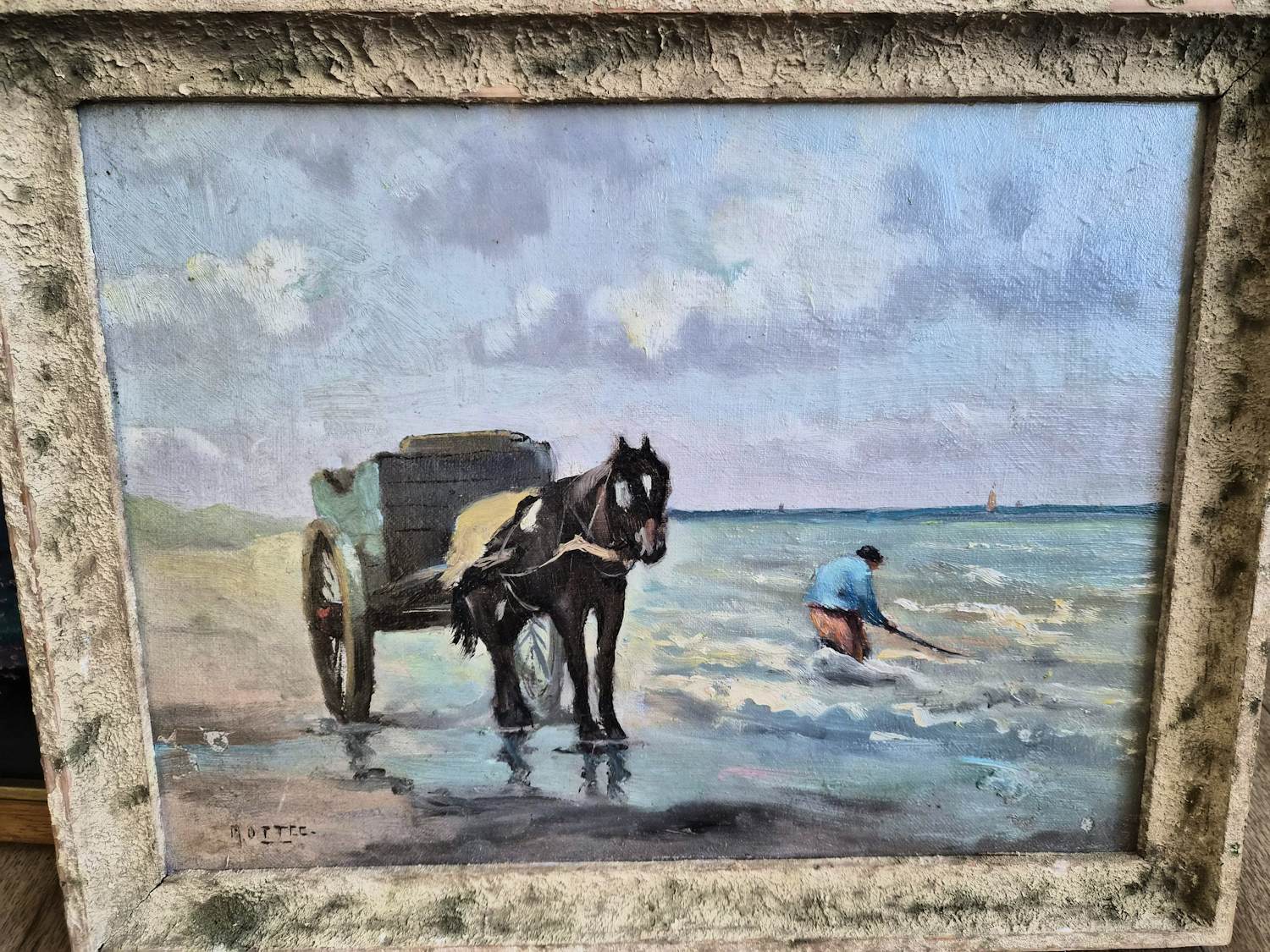 Marc Ottee - Kokkelvisser met paard en wagen kopen? Bied vanaf 85!