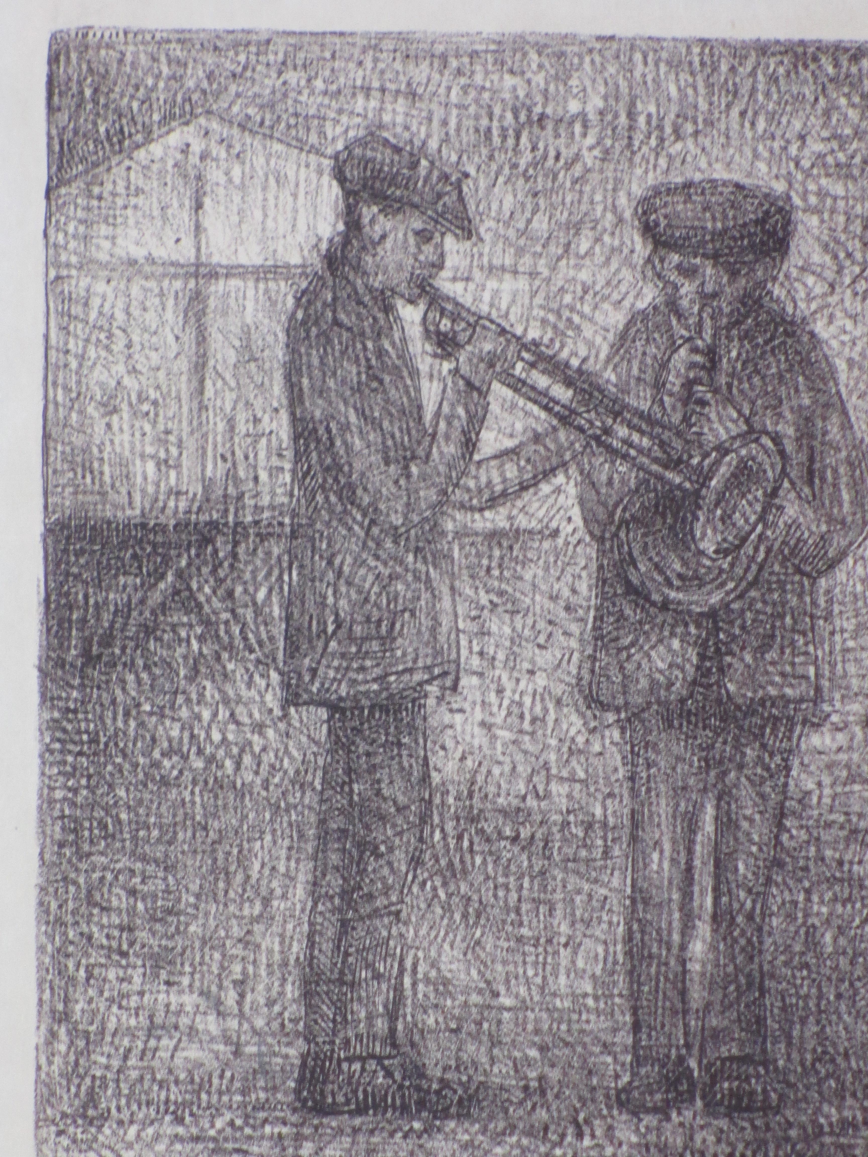 Chris Beekman - Straatmuzikanten - Litho kopen? Bied vanaf 90!