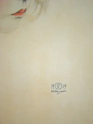 Walter Sauer - Portret van Nicole - 1930 - Heliogravure, gesigneerd en gedateerd kopen? Bied vanaf 100!