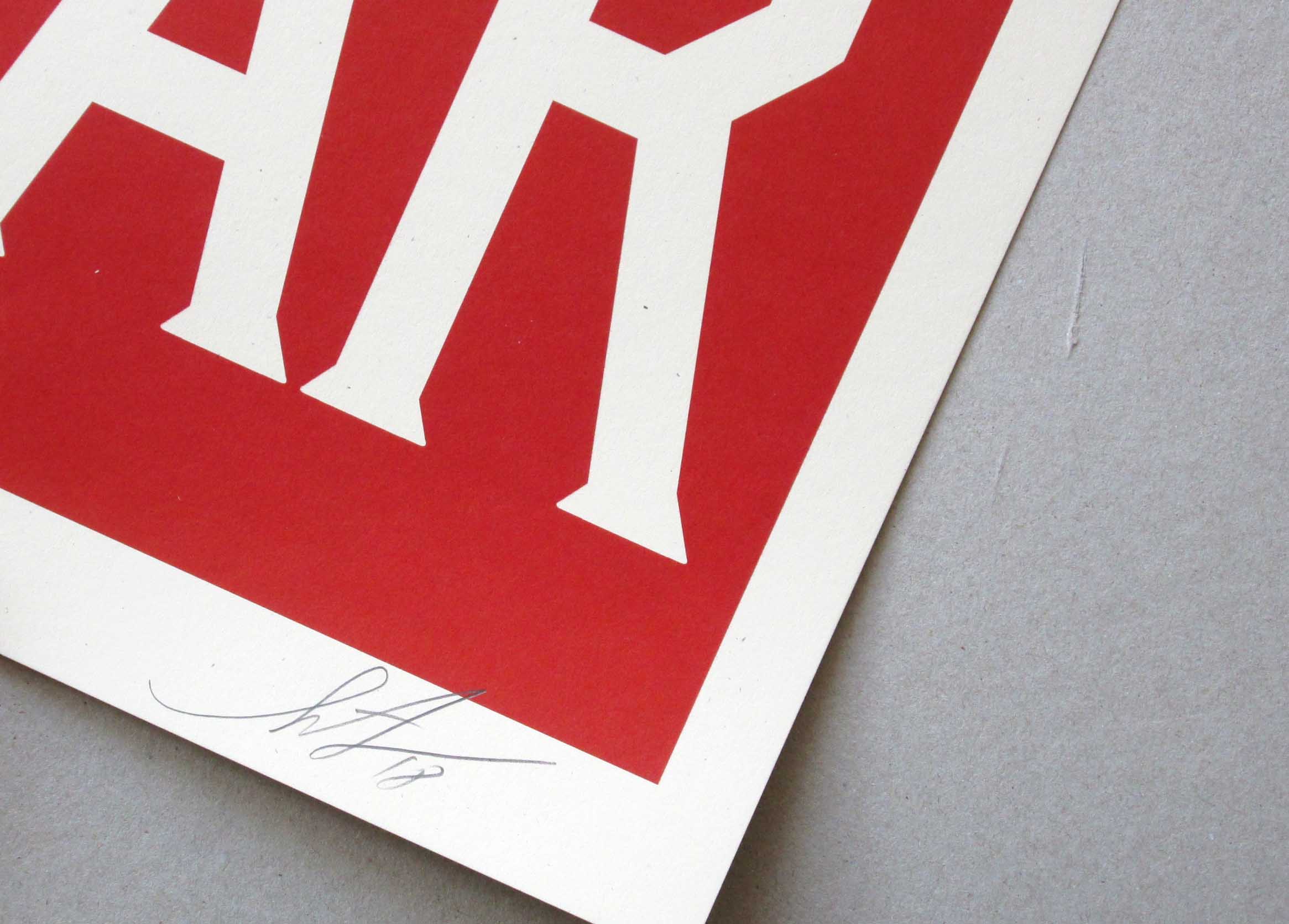 Shepard Fairey -  Make Art Not War - offset - handgesigneerd kopen? Bied vanaf 95!