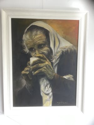 Niet of onleesbaar gesigneerd - Oude vrouw kopen? Bied vanaf 10!