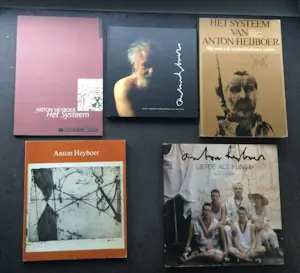 Anton Heyboer - 100 jaar -8 boeken plus enkele uitnodigingen kopen? Bied vanaf 50!