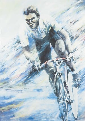 Angelique van den Born - Offset, Zonder titel - Ingelijst kopen? Bied vanaf 1!