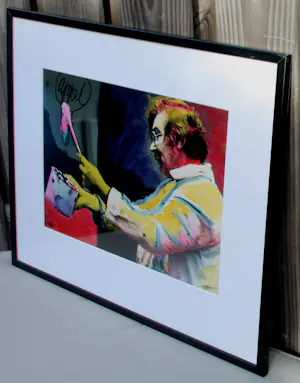 Nico Koster - Unieke Foto: portret van Karel Appel aan het werk (gesigneerd door Appel!!!) kopen? Bied vanaf 199!