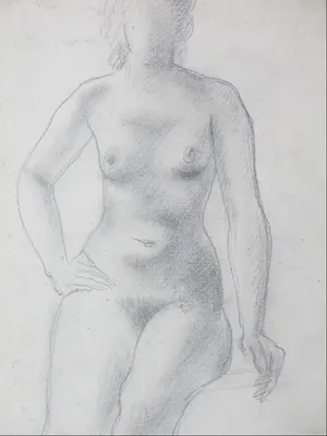 Jos van den Berg - Drie naakten - Tekeningen kopen? Bied vanaf 1!