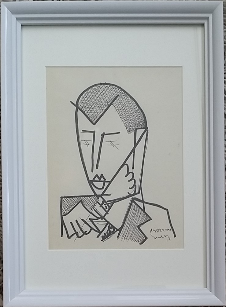 Siep van den Berg - Man met horloge verkocht voor € 75!