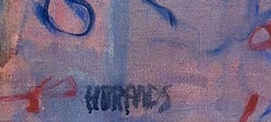 Hans Brands - Acryl op doek, Abstracte compositie - Ingelijst kopen? Bied vanaf 1!