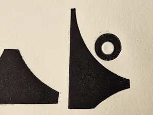 Theo Beerendonk - unieke jaren 60 reliëfdruk - abstract-geometrische compositie - gesigneerd kopen? Bied vanaf 76!