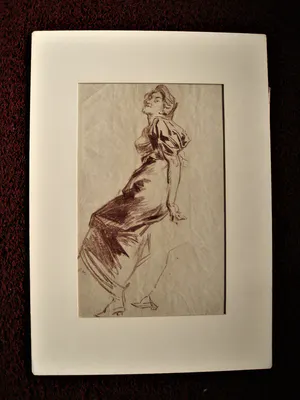 Buy Jules Cheret - Frankrijk 19e eeuwse art nouveau Litho - "Dame frivole" gesigneerd? Bid from 87!