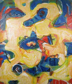 Christine Spierings - Olieverf op doek, Things (Groot) kopen? Bied vanaf 1!