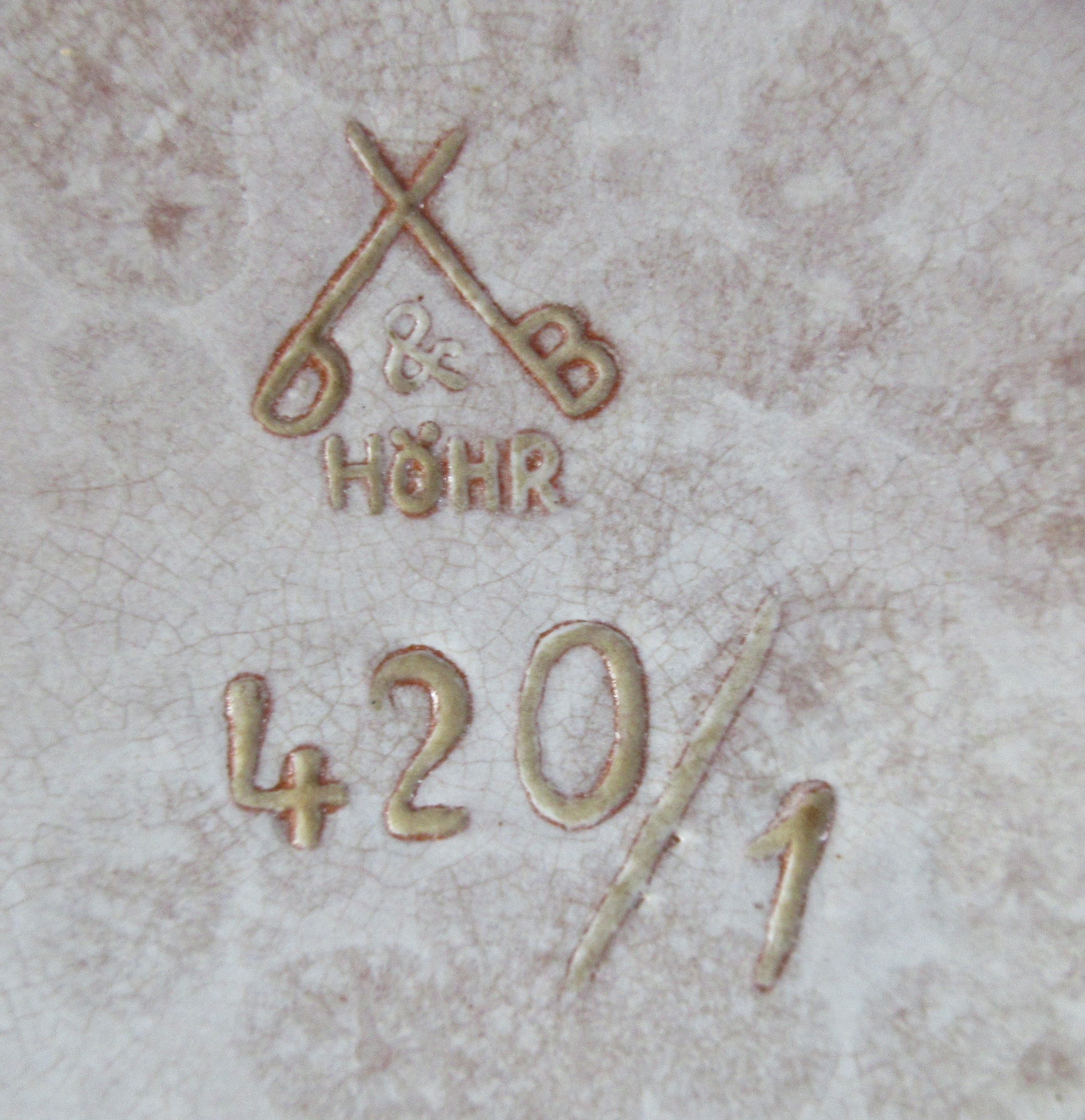 Dumbler & Breiden - Set van zes art deco borden model 420 I & IV kopen? Bied vanaf 1!