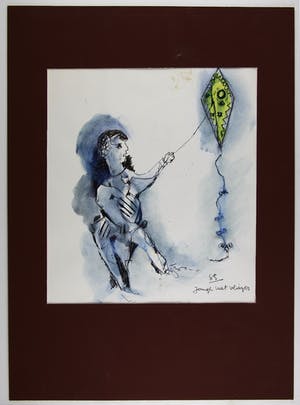 Gérard Grassère - Jongen met vlieger kopen? Bied vanaf 15!