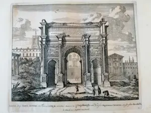 Pieter Schenk - Triomfboog van keizer Septimius Severus kopen? Bied vanaf 20!