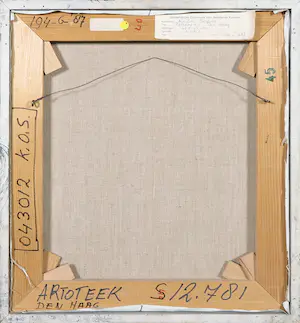 Winnifred Bastian - Olieverf op doek, Pietheinplein Den Haag - Ingelijst kopen? Bied vanaf 100!