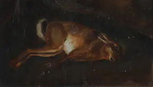 Johannes Tavenraat - Jachtstilleven kopen? Bied vanaf 450!