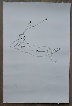 Jean Paul Franssens - # LIGGEND NAAKT # oplage 40 ex. Genummerd?gesigneerd, 1994, mint kopen? Bied vanaf 45!