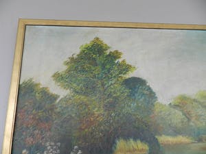 Rene De Coninck - Landschap met visser kopen? Bied vanaf 95!