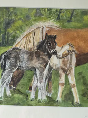 Harm Kamerlingh Onnes - Paarden in de wei in de lente kopen? Bied vanaf 425!