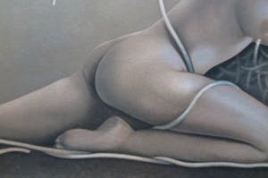 Jean-Paul Cleren - Tied up woman - Surrealistisch naakt kopen? Bied vanaf 1!