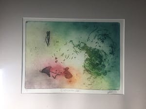 Ad Arma - "Eilanden 3" - Ets, Ingelijst, Oplage van slechts 5 stuks kopen? Bied vanaf 85!