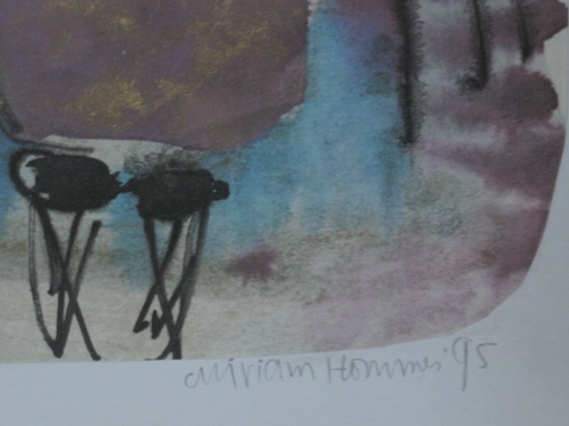 Miriam Hommes - Mooi Expressionist. Aquarel "Man en Paard" van Miriam Hommes (1961-) kopen? Bied vanaf 1!