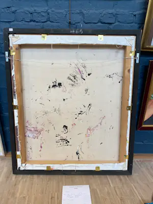 Peter Klashorst - Portret – Gemengde technieken op canvas – 77 x 66 cm kopen? Bied vanaf 750!