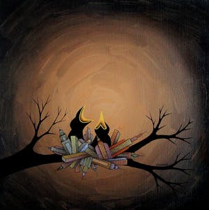 Dadara - zeefdruk: Skyscraper nest kopen? Bied vanaf 100!