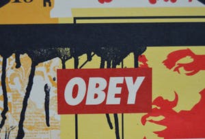 Shepard Fairey - Obey 3 face collage #1 - gesigneerd kopen? Bied vanaf 50!