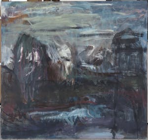 Arie Schippers - Acryl op doek, Na harde regen (Zeer groot) kopen? Bied vanaf 1!