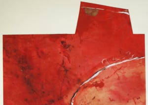 Maggy Voorsluys-Gomez - Collage en acrylverf , “Akashima” – ingelijst - 1992 kopen? Bied vanaf 50!